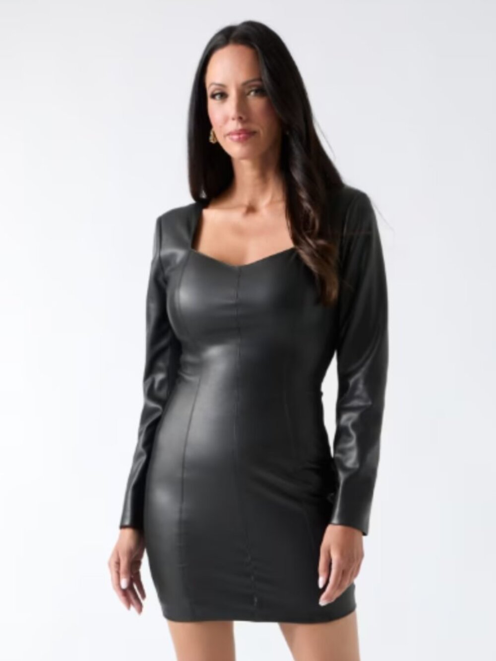 Anny Faux-Leather Dress (XL)